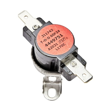 Whirlpool WP4449751 Genuine OEM Double Wall Oven High Limit Thermostat Replacement Part - Replaces 4449751