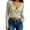 Green, variant on Daznico Womens Tops,Womens Summer Tops, Women's Tie Wrap Top Long Sleeve Deep V Neck Crop Shirt Slim Fit Dance Bolero Fairy Yoga Workout Blouse,Womens T Shirts,Womens Shirts