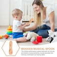 thumbnail image 3 of UNOMOR Musical Education Toy Wooden Musical Spoon for Family Gatherings 1Pcs, 3 of 8
