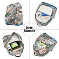 thumbnail image 5 of FORMRS Mini Backpack Purse for Women Travel Daypack Casual Shoulder Bag, Vibrant Flowers, 5 of 7