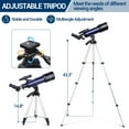 thumbnail image 3 of BEBANG Telescopio para Adultos Astronomía, Telescopio Refractor de 70/400 Mm para Niños Principiantes, Telescopio Portátil con Adaptador de Teléfono con Bolsa de Transporte de Trípode, 3 of 10