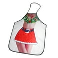 thumbnail image 1 of Delantales para el hogar, unisex, novedosos y divertidos, para adultos, cocina y barbacoa, talla 39 Falda de navidad, 1 of 6