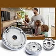 thumbnail image 3 of 8X Universal Burner Crown Flame Cap Oven Cooker Hob Gas for CDA,Flame Burner Cap Crown Fits All Between Sizes Flat, 3 of 5
