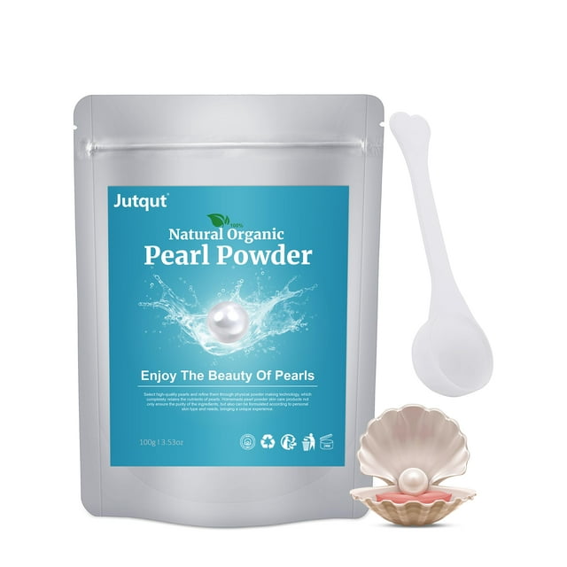 Pearl Powder Jutqut de agua dulce, 100% natural y orgánico, 100 g