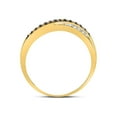 thumbnail image 4 of FB Jewels 10kt Yellow Gold Womens Round Brown Diamond Band Ring 1/4 Cttw Size 5, 4 of 4