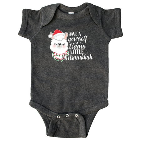 

Inktastic Have Yourself a Llama Little Chrismukkah Gift Baby Boy or Baby Girl Bodysuit