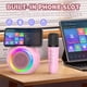 thumbnail image 4 of Máquina de karaoke Hockvill Mini para niños con 2 micrófonos Bluetooth, 4 of 7