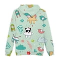 thumbnail image 4 of Fashion Animal Hooded Tops 3D Full Print dinosaur Hoodie For Men Women Unisex Oversize Sweatshirt Kids Pullover Children's Hoody, 4 of 6