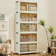 thumbnail image 1 of Sistema de Almacenamiento Apilable 405QT | 5 Niveles con Puertas Magnéticas y Ruedas | Plegable, para Hogar y Recámara, 1 of 17