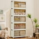 thumbnail image 1 of Sistema de Almacenamiento Apilable 405QT | 5 Niveles con Puertas Magnéticas y Ruedas | Plegable, para Hogar y Recámara, 1 of 17