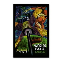 Trademark Fine Art 'Travel 21' Canvas Art by Vintage Lavoie