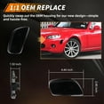 thumbnail image 3 of 2PCS Smoked Lens Front Bumper Turn Signal Lights Side Marker Lights Turn Warning Lights Parking Light For 2006 2007 2008 MAZDA MX-5 MIATA No Bulb/Socket Included, 3 of 7