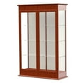 thumbnail image 5 of Waddell 791K-PB-EK Varsity 48 x 77 x 18 in. 2 Hinged Doors Lighted Floor Display Case, Plaque Back - Espresso, 5 of 5