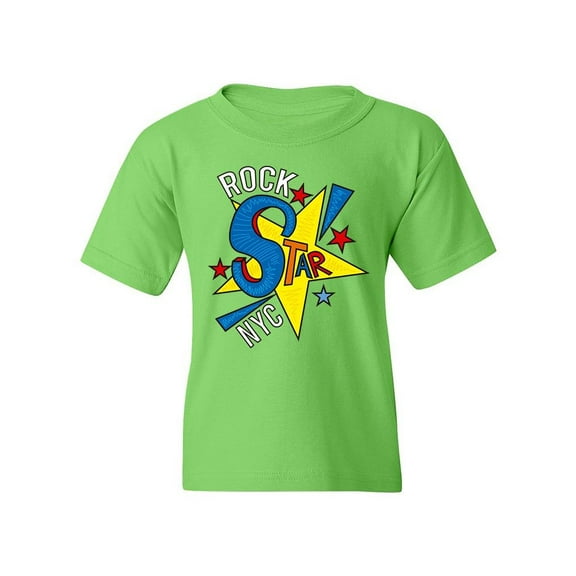 Nyc Rock Star T-Shirt Juniors -Image by Shutterstock,  Small