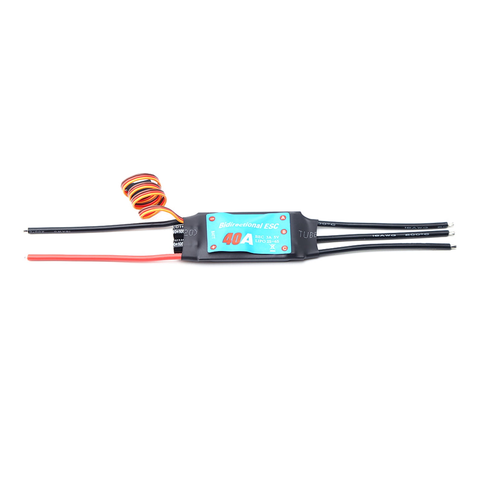40A Brushless Speed Controller ESC Propellers RC Vehicle Speed Controller Parts 