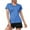 Navy, variant on 50% Off Clearance Womens T Shirts 2025 Women V Neck Short Sleeve Moisture Wicking Athletic Shirts Sport Activewear Top