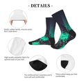 thumbnail image 4 of KLL Northern Lights 2 Print Cool Socks Men's Women's Crew Socks Funny Crazy Novelty Stockings, 4 of 7
