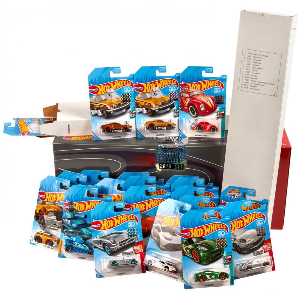 hot wheels 2018 105 car collector set