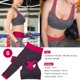thumbnail image 3 of Trajes de gimnasio para mujer, mallas con sujetador de yoga, ropa deportiva para Fitness (rosa roja S), 3 of 3