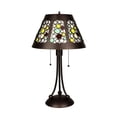 thumbnail image 7 of CHLOE Lighting Retro-Style Stained Glass 2-Light Table Lamp 18" Shade, 7 of 7