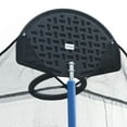 thumbnail image 2 of Triple Tree Trampoline Outdoor with Basketball Hoop and Enclosure Net, Blue/Green, 166.00" x 166.00" x 118.00", 2 of 9