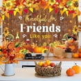 thumbnail image 4 of Happy Friendsgiving Party Backdrop Thankful for Friends Like You Photography Background Fall Thanksgiving Friends Giving Give Thanks Party Decorations Banner Supplies Photo Booth Props, 4 of 5