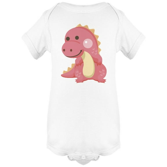 Pink Cute Dinasour Bodysuit Infant -Image by Shutterstock, 6 Months
