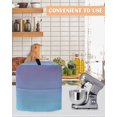 thumbnail image 4 of Ombre Blue Purple Stand Mixer Dust Cover with Storage Pocket & Handles, Colorful Painting Fits All Tilt Head & Bowl Lift Kitchen Appliance Cover Organizer Bag Accessories, 6-8 Quart, 4 of 6