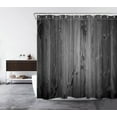 thumbnail image 3 of Farmhouse Grey Wood Shower Curtain Decor,Vintage Western Country Rustic Wood Board Shower Curtains for Bathroom 72X72 inch Polyester Fabric Bathroom Decoration Bath Curtains Hooks Included, 3 of 6