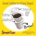 thumbnail image 3 of SIMPLECUPS Disposable Cups, 50Cups, Lids, and Filters - Compatible with Keurig, K-Cup machines & other Single Serve Coffee Brewer Reusable K Cups -Use & Make Your Own - Works with All Brands, 3 of 6