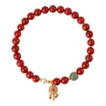 thumbnail image 1 of Pulsera South Red Agate para mujer con colgante de jade hetiano, 1 of 2