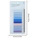 thumbnail image 2 of 1200 Pcs Sticky Tabs, Repositionable File Tabs Colored Writable Rectangle Bookmarks With Ruler For, 2 of 5