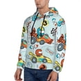 thumbnail image 3 of Cauagu Cartoon Car Racing for Men's Pullover Hooded Sweatshirt Athletic Casual Hoodie Aautumn Hoodie Sweatshirt for Men Pullover Casual Hooded Sweatshirt-3X-Large, 3 of 7