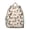 Beige-115, variant on Vintage Dog Illustration Student Backpack – Playful Puppy Paw Print with Bone and Tail Cartoon Design, Artistic Watercolor Style for School