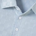 thumbnail image 6 of Mens Tees Casual Slim Fit T Shirts Short Sleeve Collared Athletic Shirt, 3XL, 6 of 8