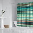 thumbnail image 2 of Waterproof Bohemian Shower Curtain 72x72 Inch Boho Style Polyester Unique Shower Curtain for Bathroom Hotel Home Decor with 12 Plastic Hooks, 2 of 5