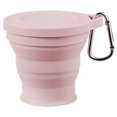 thumbnail image 1 of WDOplteas Plegable 180ml Con Tapa Retráctil Portátil Silicona para Viajes (rosa), 1 of 9
