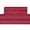 Red, variant on Pillow and Sheet Set for Living Space Sateen Weave Solid Twin Bed Sheets Hotel Quality Comfort with Deep Pocket Fits Up to 18 Inches