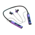 thumbnail image 2 of Bluetooth Headphones Wireless Earbuds 80hrs Playtime Wireless Charging Case Digital Display Sports Ear Buds with Earhook Deep Bass IPX7 Waterproof Over-Ear Earphones for TV Phone Laptop(Purple), 2 of 3