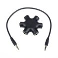 thumbnail image 2 of 3.5mm Audio Splitter Headset Accessory Universal Converter Equipment Durable Earphone Cable Earphone Adapter Connect Device Adapting Accessories black, 2 of 7