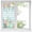 Blue, variant on Summer Ocean Window Privacy Film, Watercolor Coastal Coral Shell Seaweed Beige Static Cling UV Sun Blocking Heat Control Window Tint Day and Night, Non-Adhesive One Way Privacy Cover 17.7''x78.7''