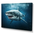 thumbnail image 2 of Designart "Mysterious Blue Ghost Of The Sea II" Shark Canvas Prints, 2 of 7