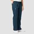 thumbnail image 5 of Wink WonderFLEX Women's Faith Multi-Pocket Cargo Scrub Pant, Caribbean Blue, XXS Petite, 5 of 5
