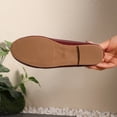 thumbnail image 7 of Bkhluea Women Patent Bow Mary Jane Ballet Flats Adjustable Strap Comfortable Footwear For Office Work Party Daily Casual Use, 7 of 7