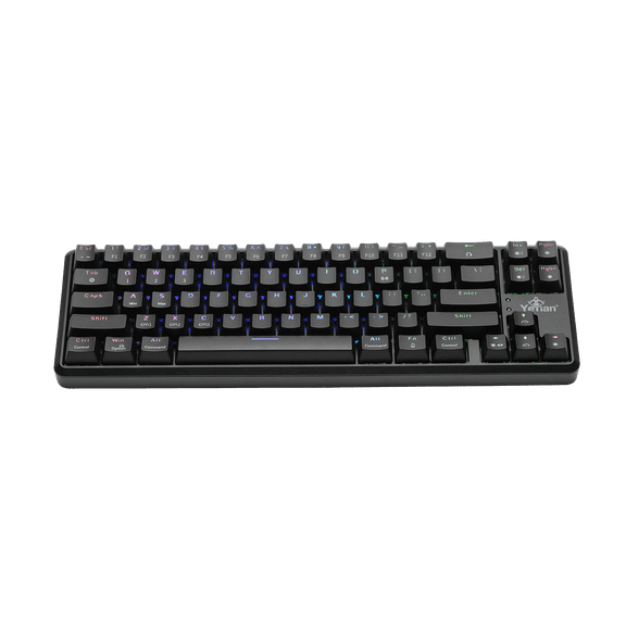 Yeyian Akil Series 3500 TKL Wireless Mechanical Gaming Keyboard – 65% Compact, OUTEMU Blue Switches, RGB, Dual Mode