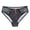 Black, variant on Seductiva Womens Underwear Cotton Hipster Panties Ladies Fashion Lace Trim Briefs Waist Breathable Lightweight Plus Size Soft Briefs 1PC