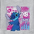thumbnail image 3 of Disney - Lilo & Stitch - Stitch Grid - Men's Crew Neck Fleece Pullover, 3 of 5