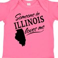 thumbnail image 4 of Inktastic Someone in Illinois Loves Me Boys or Girls Baby Bodysuit, 4 of 5