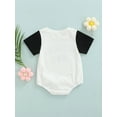 thumbnail image 4 of Bagilaanoe Baby Boys Clothes 3 6 12 18 Months Newborn Infant Short Sleeve Mamas Boy Romper Cotton Bodysuit Playsuit Summer Casual Tops, 4 of 8