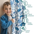 thumbnail image 3 of Blackout Kids Curtains,Pioneer Flower Floral Print Pattern Childrens Insulated Curtains Set Of 2,Bedroom Essentials,Toddler Room Decor 42"x54", 3 of 5